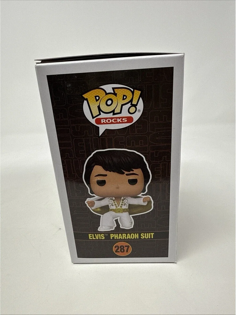 Funko POP! Rocks ELVIS PRESLEY PHARAOH SUIT #287 with Box Protector